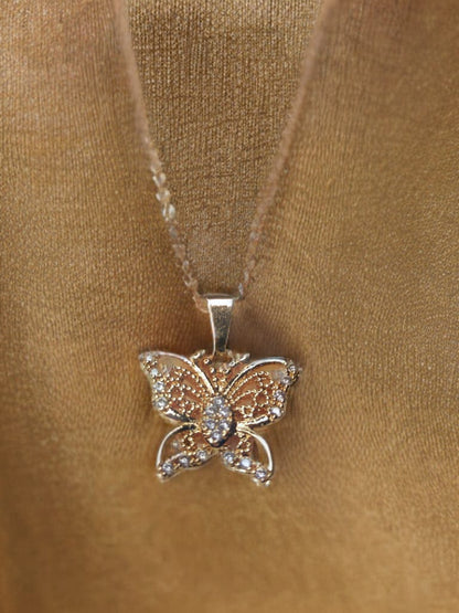 Enchanting Butterfly Necklace – A Stunning Symbol of Grace and Beauty for Women & Girls