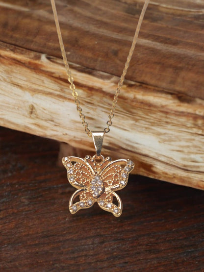 Enchanting Butterfly Necklace – A Stunning Symbol of Grace and Beauty for Women & Girls